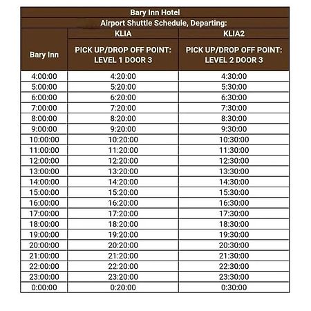 Bary Inn, Klia & Klia2 - 24 Hours Free Airport Pick-Up Sepang Buitenkant foto